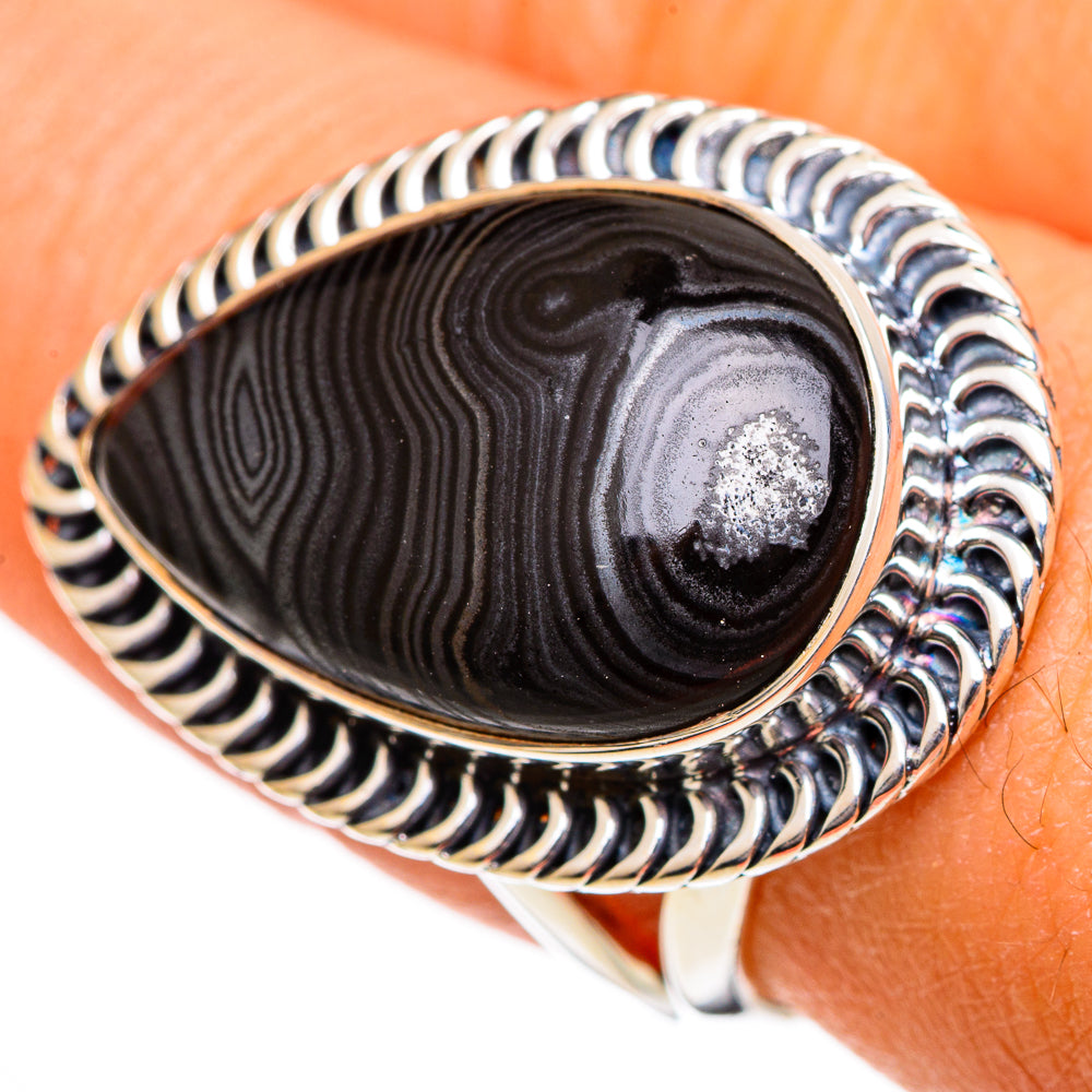 Psilomelane Rings handcrafted by Ana Silver Co - RING106261