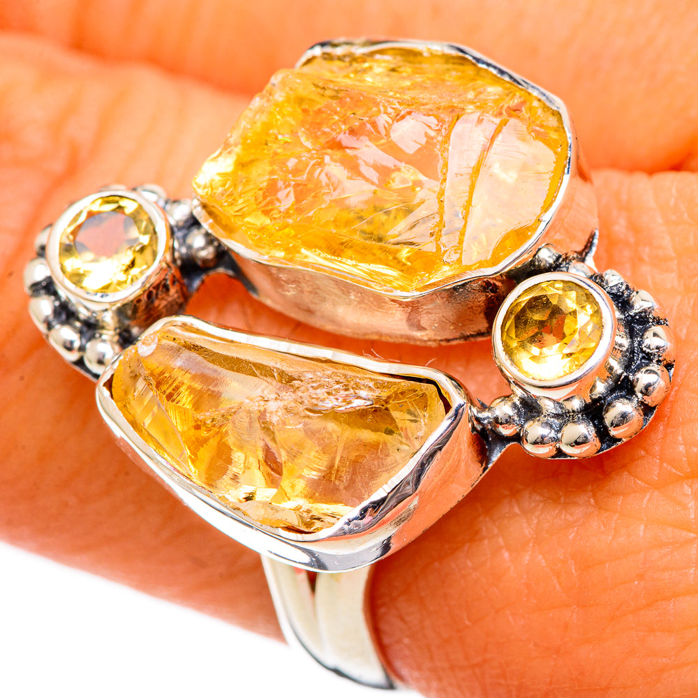 Citrine Rings handcrafted by Ana Silver Co - RING106291