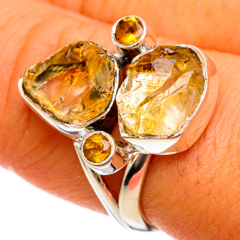 Citrine Rings handcrafted by Ana Silver Co - RING106292