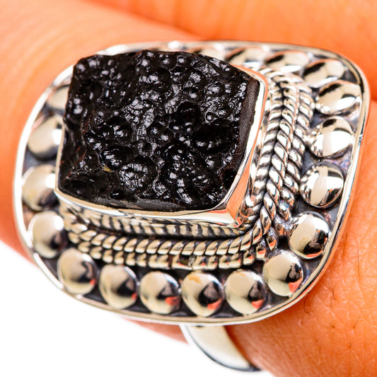 Tektite Rings handcrafted by Ana Silver Co - RING106298