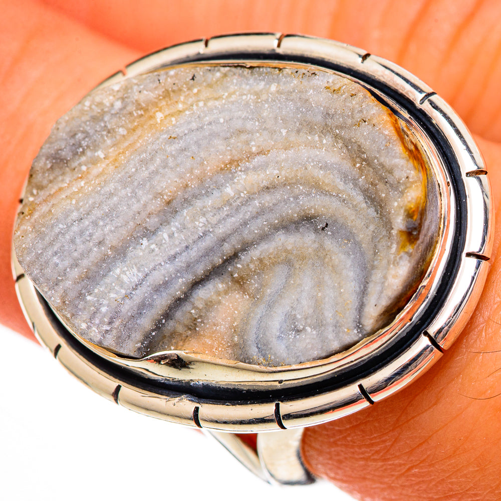 Desert Druzy Rings handcrafted by Ana Silver Co - RING106310