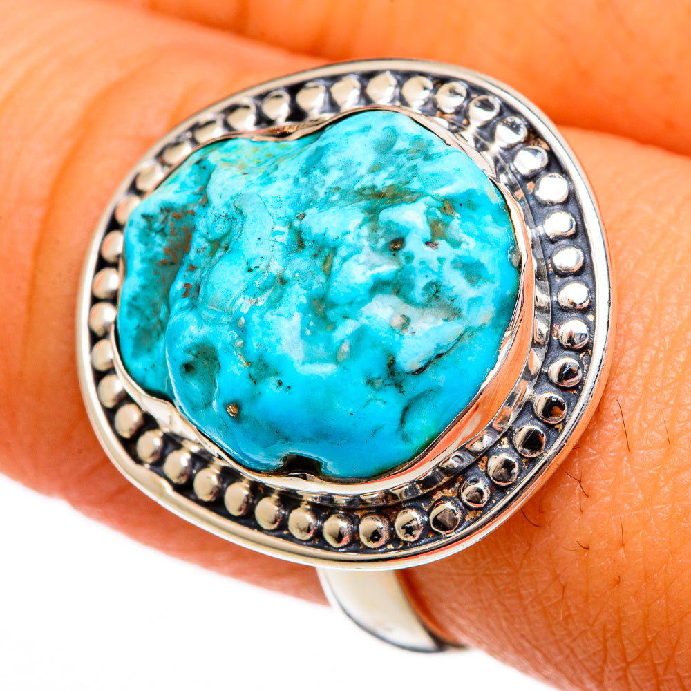 Chrysocolla Rings handcrafted by Ana Silver Co - RING106311