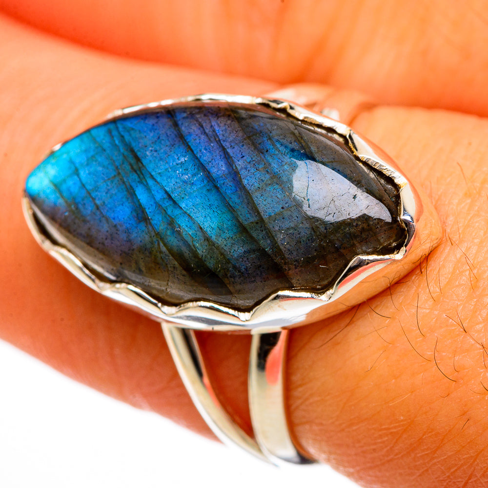Labradorite Rings handcrafted by Ana Silver Co - RING106314