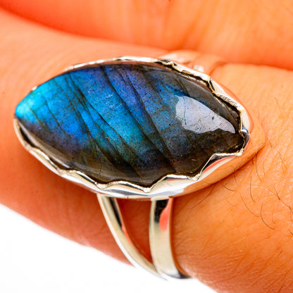 Labradorite Rings handcrafted by Ana Silver Co - RING106314