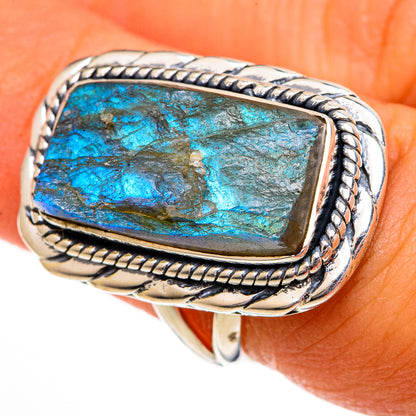 Labradorite Rings handcrafted by Ana Silver Co - RING106315