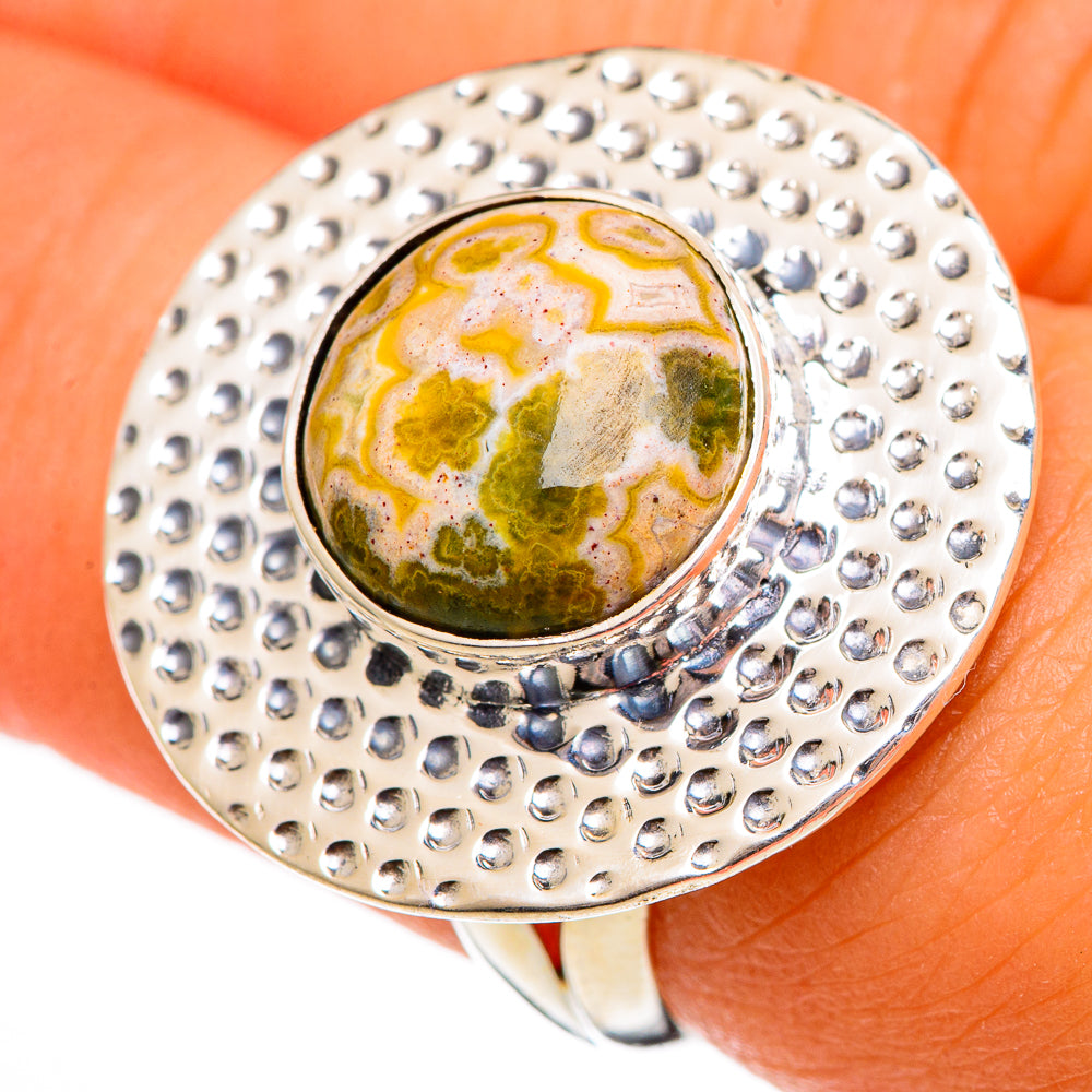 Ocean Jasper Rings handcrafted by Ana Silver Co - RING106318