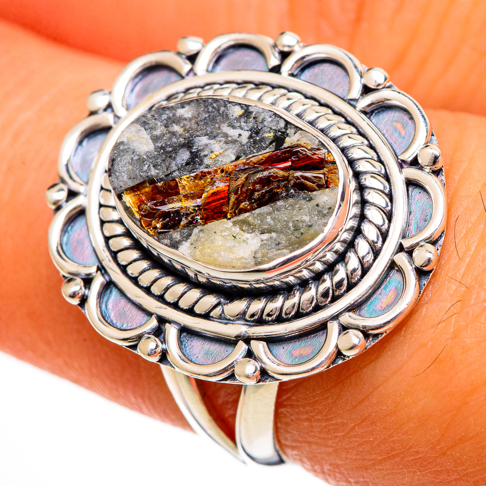 Astrophyllite Rings handcrafted by Ana Silver Co - RING106328