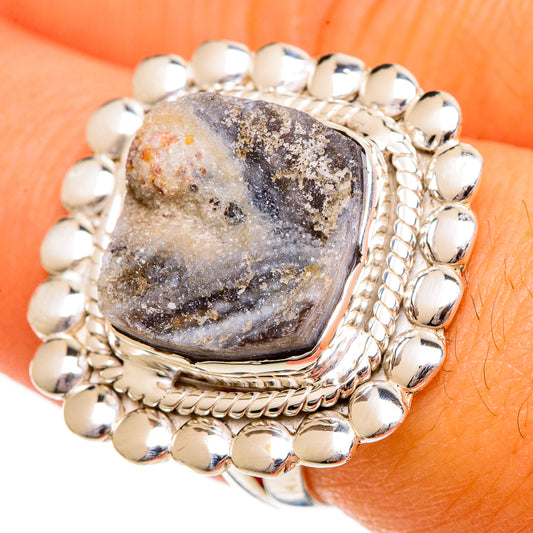 Desert Druzy Rings handcrafted by Ana Silver Co - RING106345