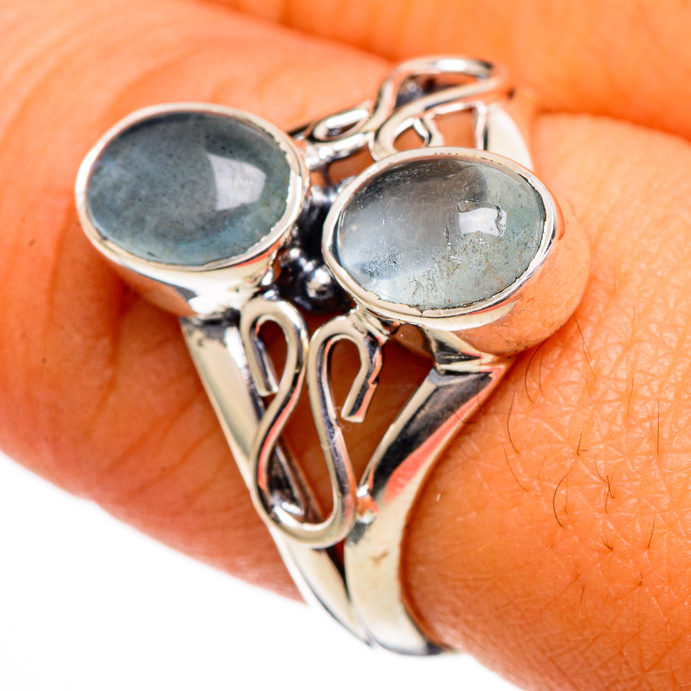 Aquamarine Rings handcrafted by Ana Silver Co - RING106350