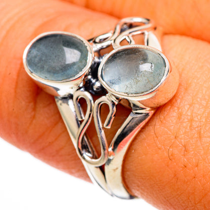 Aquamarine Rings handcrafted by Ana Silver Co - RING106350