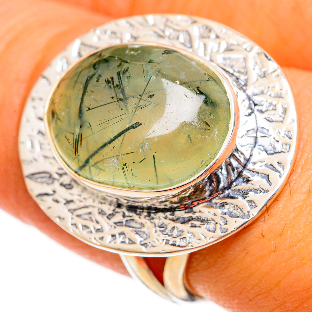Prehnite Rings handcrafted by Ana Silver Co - RING106356