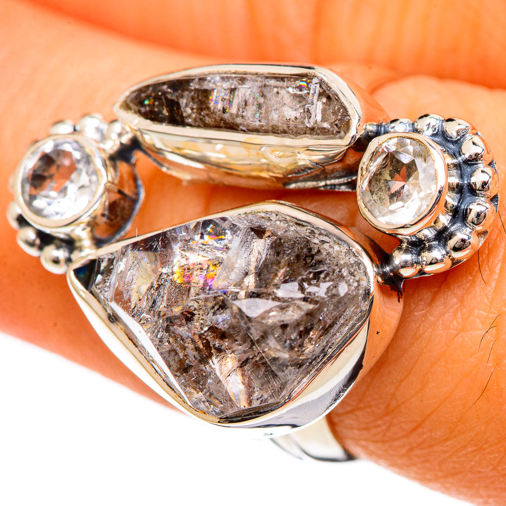 Herkimer Diamond Rings handcrafted by Ana Silver Co - RING106369