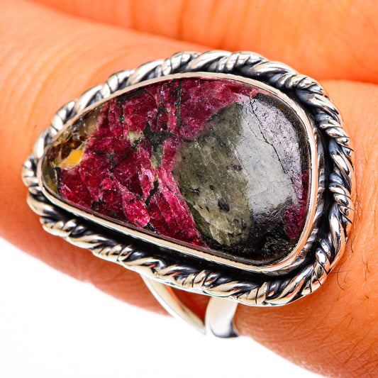 Russian Eudialyte Rings handcrafted by Ana Silver Co - RING106379