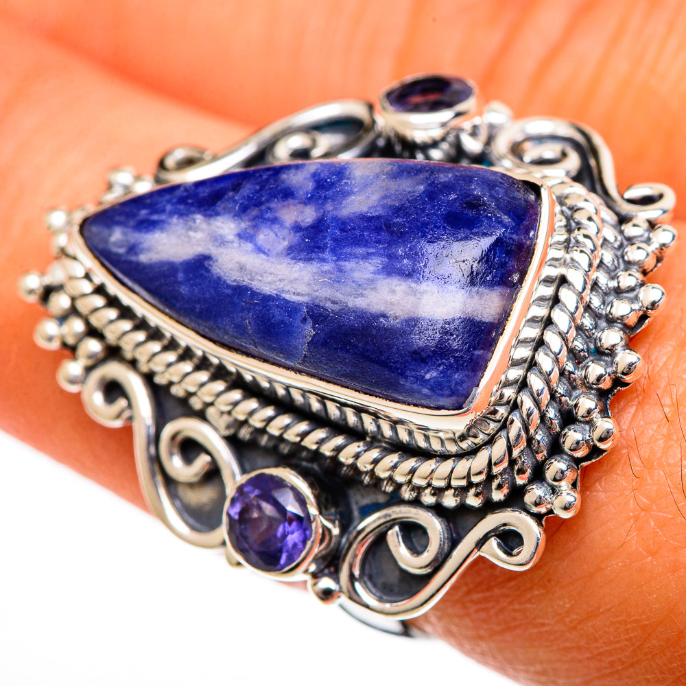 Sodalite Rings handcrafted by Ana Silver Co - RING106387