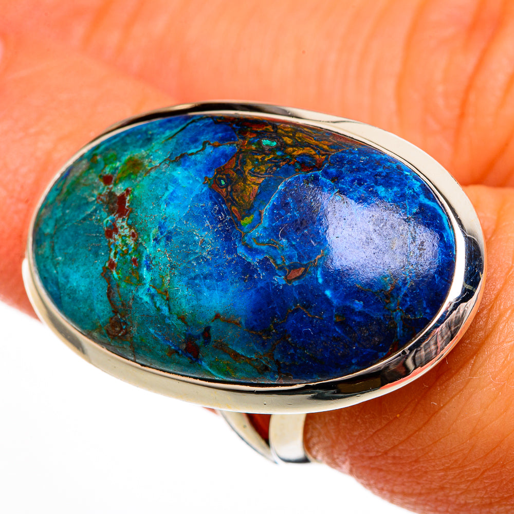 Chrysocolla Rings handcrafted by Ana Silver Co - RING106391
