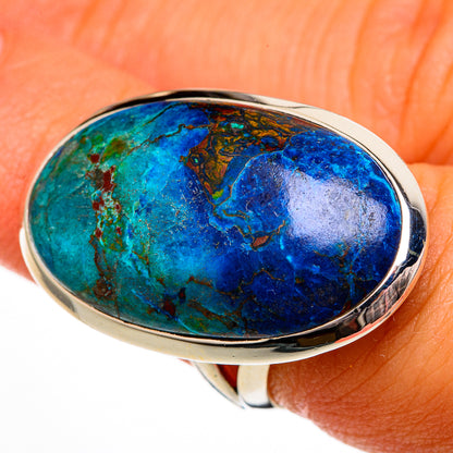 Chrysocolla Rings handcrafted by Ana Silver Co - RING106391