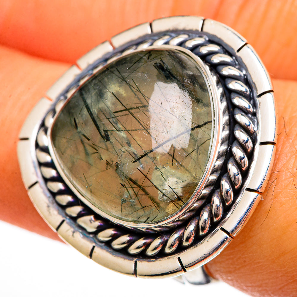 Prehnite Rings handcrafted by Ana Silver Co - RING106405