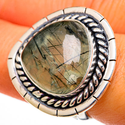 Prehnite Rings handcrafted by Ana Silver Co - RING106405