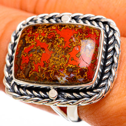 Moroccan Agate Rings handcrafted by Ana Silver Co - RING106408