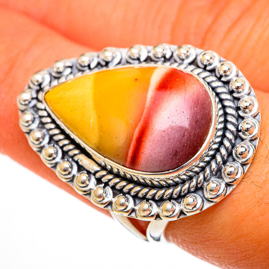 Mookaite Rings handcrafted by Ana Silver Co - RING106409