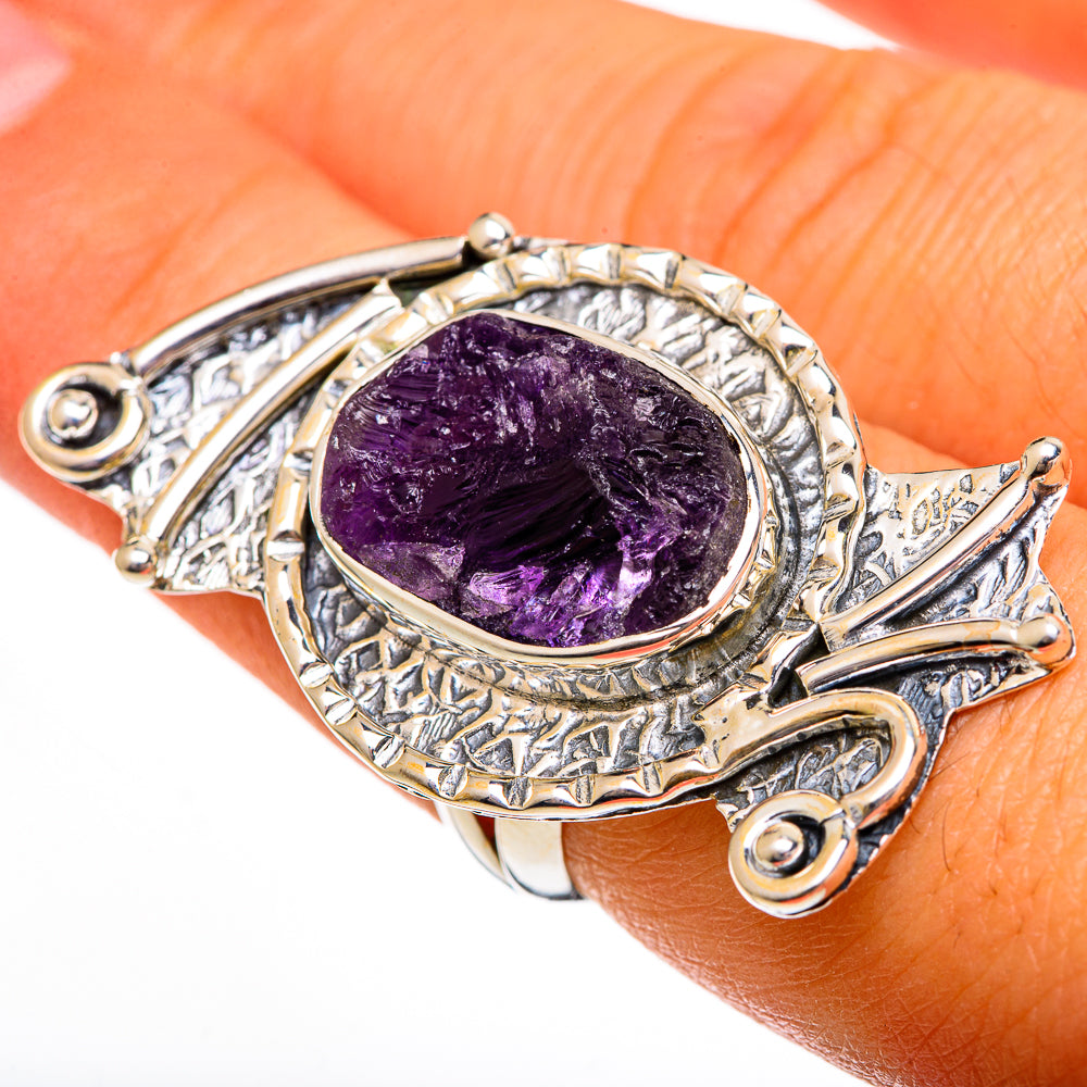Amethyst Rings handcrafted by Ana Silver Co - RING106418
