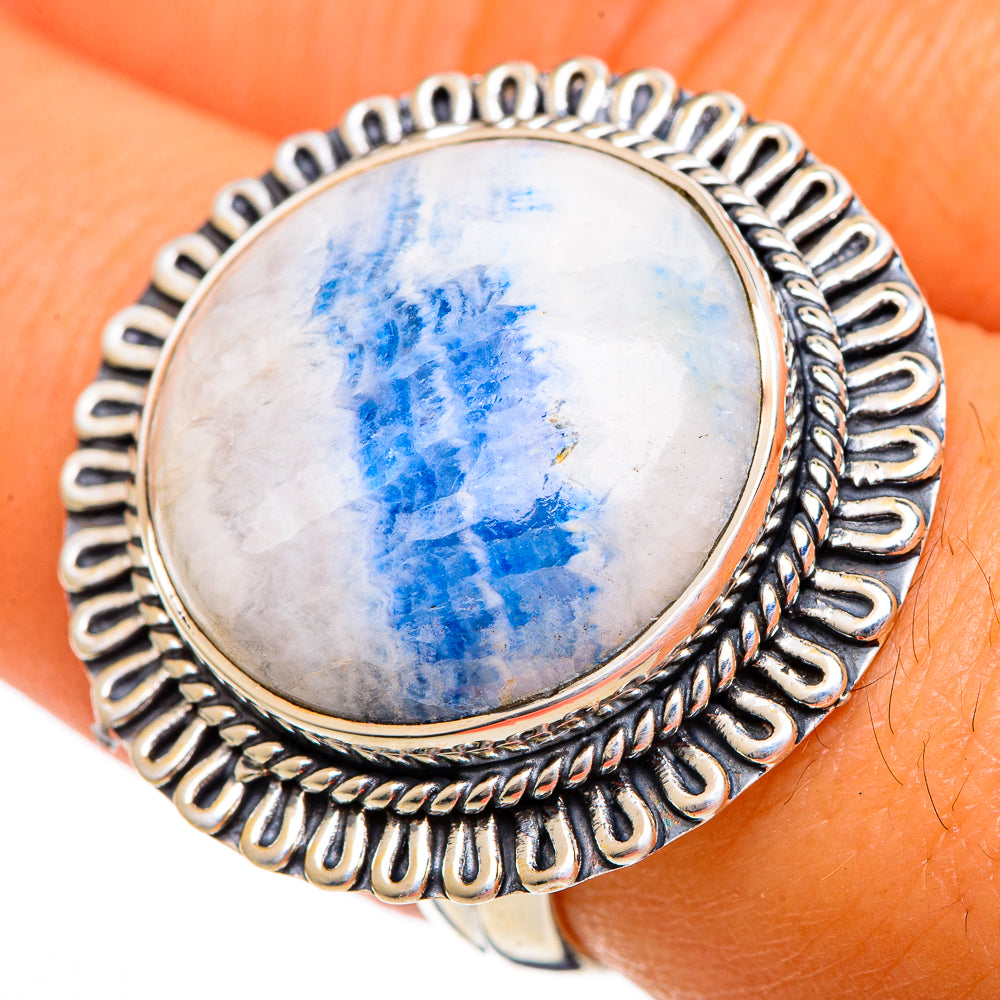 Blue Scheelite Rings handcrafted by Ana Silver Co - RING106436