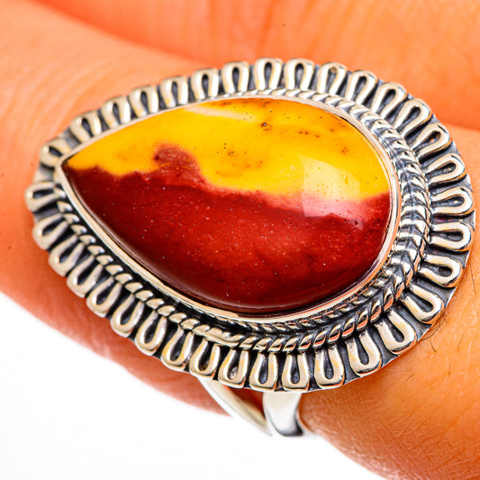 Mookaite Rings handcrafted by Ana Silver Co - RING106453