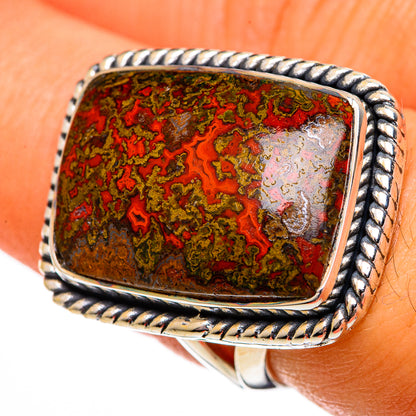 Moroccan Agate Rings handcrafted by Ana Silver Co - RING106455