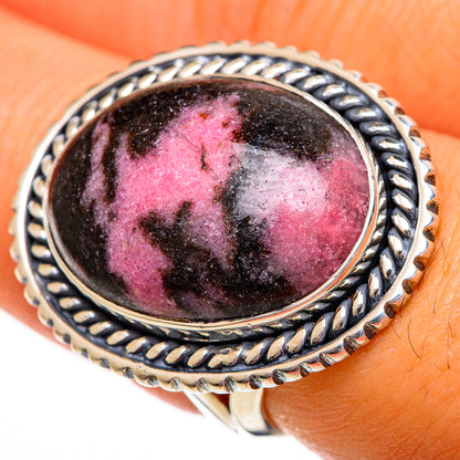 Rhodonite Rings handcrafted by Ana Silver Co - RING106460