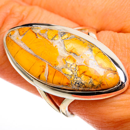 Brecciated Mookaite Rings handcrafted by Ana Silver Co - RING106486