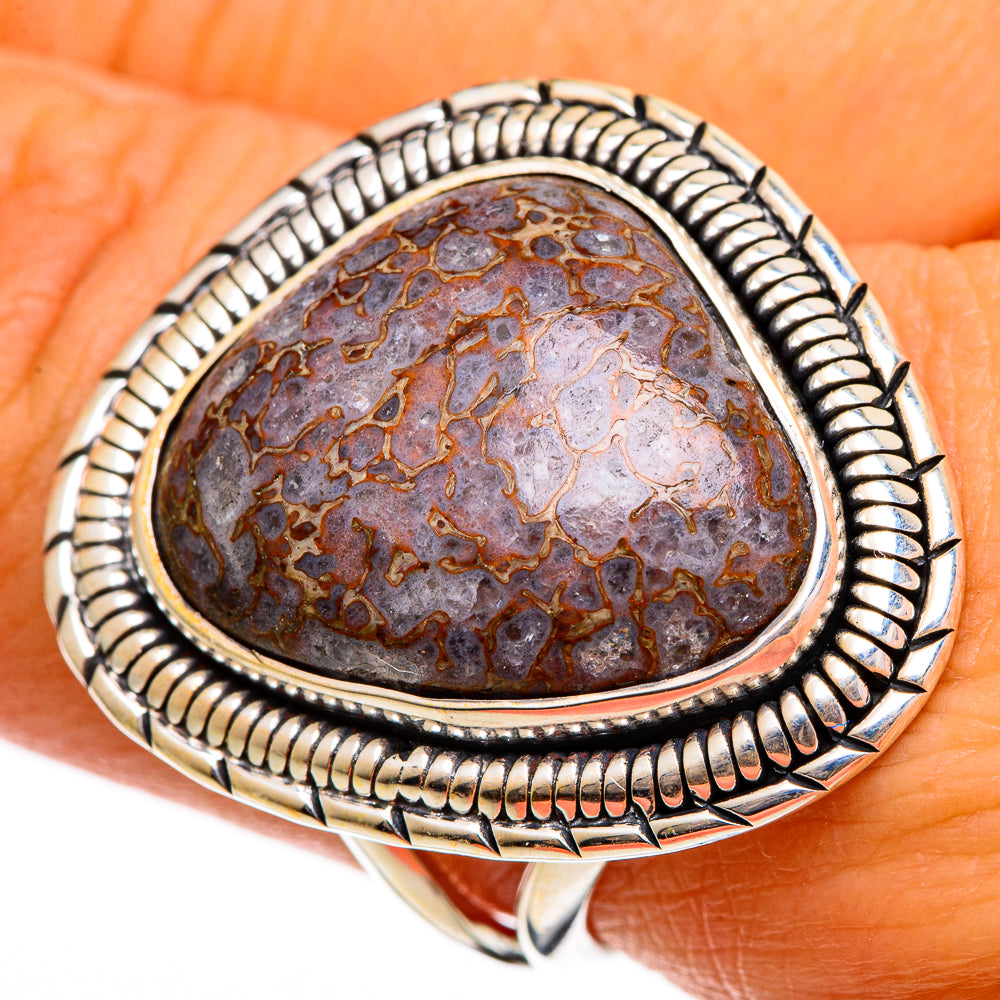 Dinosaur Bone Rings handcrafted by Ana Silver Co - RING106491