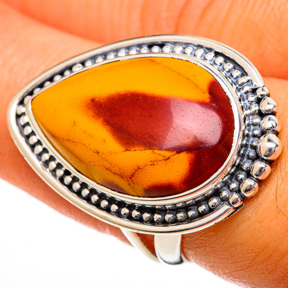 Mookaite Rings handcrafted by Ana Silver Co - RING106493