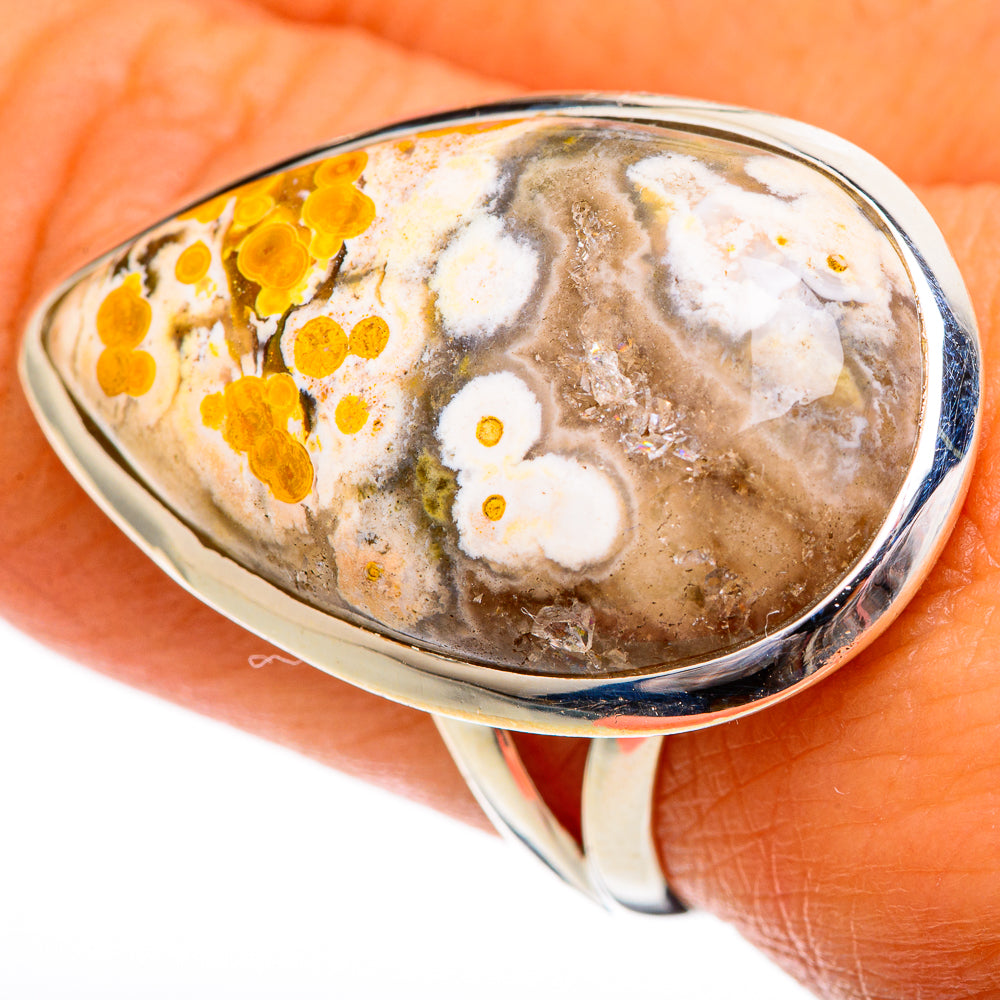 Ocean Jasper Rings handcrafted by Ana Silver Co - RING106494