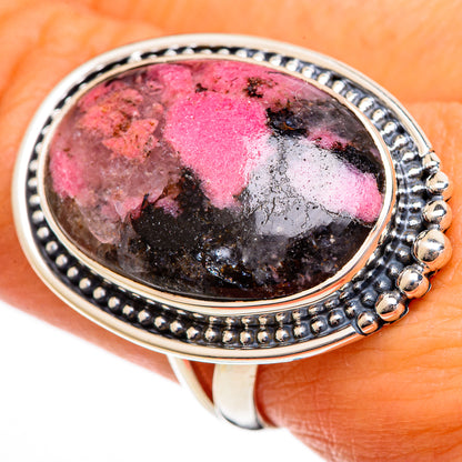 Rhodonite Rings handcrafted by Ana Silver Co - RING106496