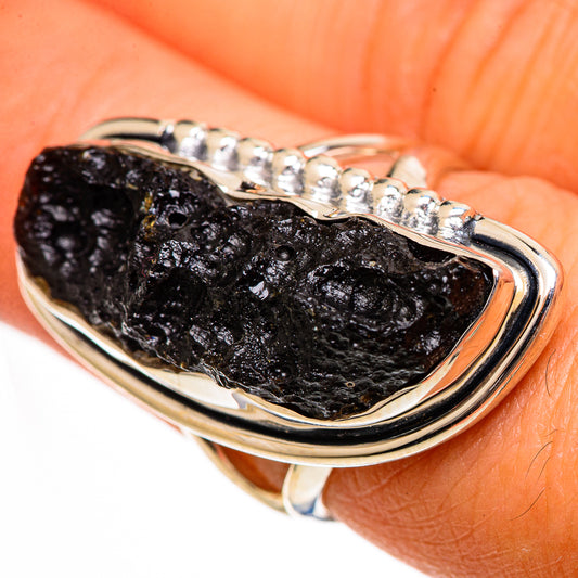 Tektite Rings handcrafted by Ana Silver Co - RING106498