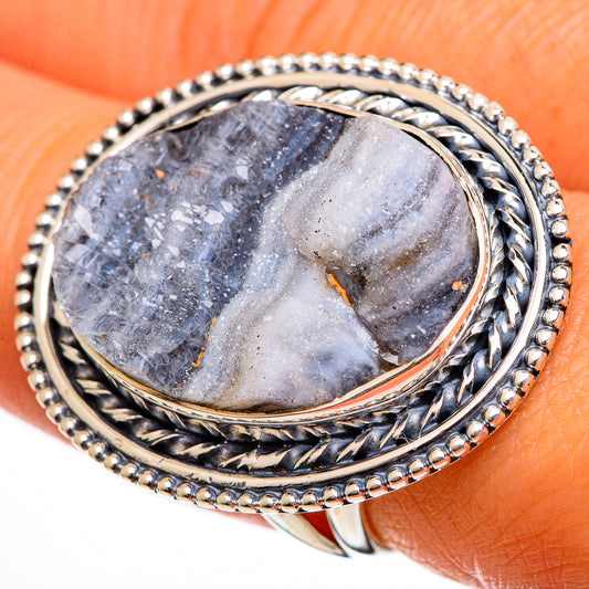 Desert Druzy Rings handcrafted by Ana Silver Co - RING106504