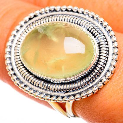 Prehnite Rings handcrafted by Ana Silver Co - RING106520