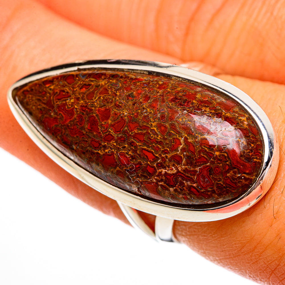 Dinosaur Bone Rings handcrafted by Ana Silver Co - RING106521