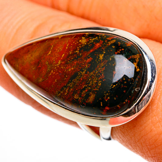 Bloodstone Rings handcrafted by Ana Silver Co - RING106522