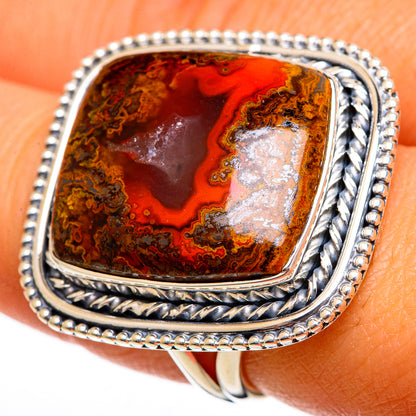 Moroccan Agate Rings handcrafted by Ana Silver Co - RING106525