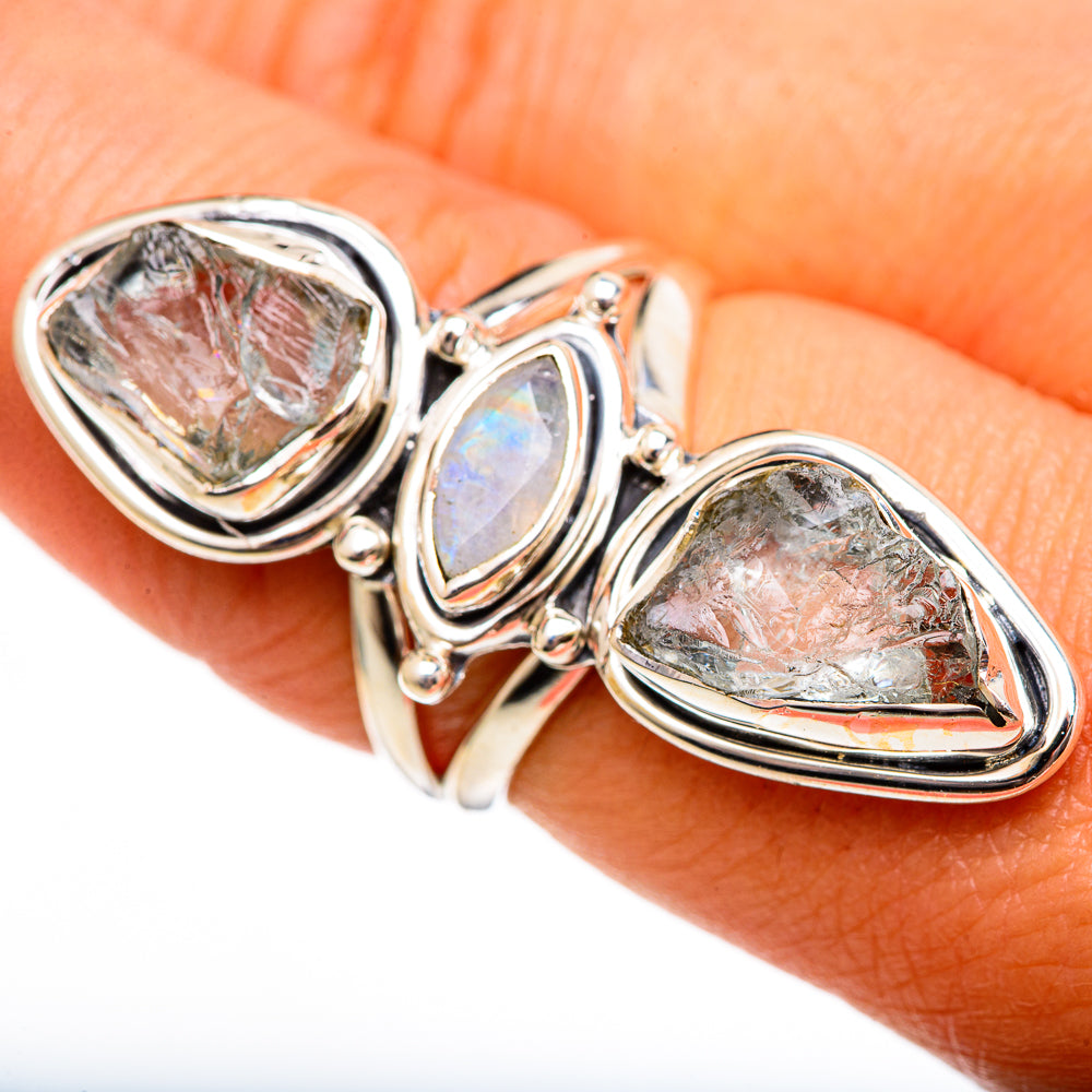 Aquamarine Rings handcrafted by Ana Silver Co - RING106526