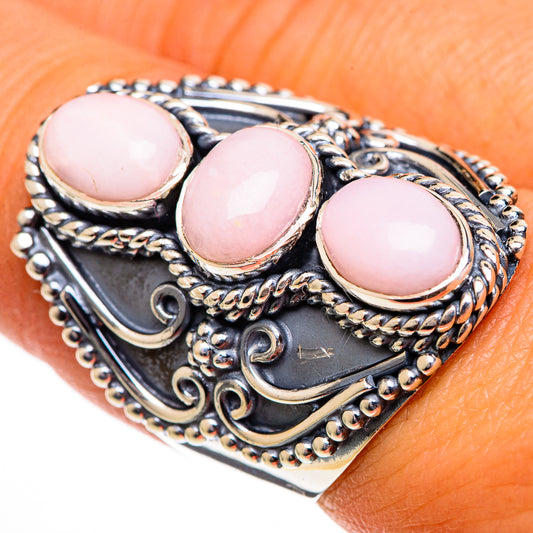 Pink Opal Rings handcrafted by Ana Silver Co - RING106529