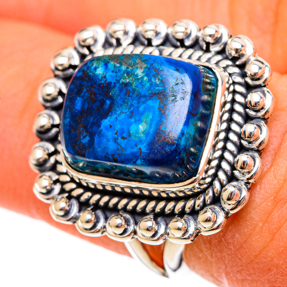 Shattuckite Rings handcrafted by Ana Silver Co - RING106536
