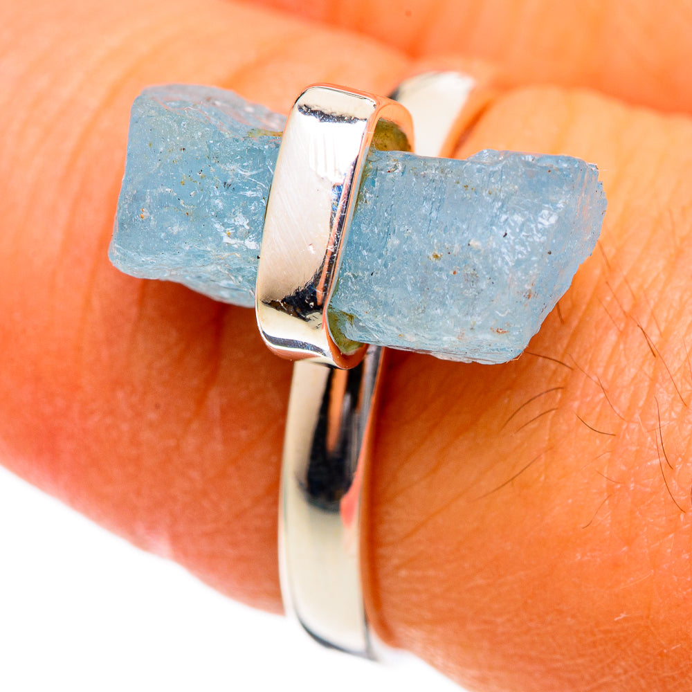 Aquamarine Rings handcrafted by Ana Silver Co - RING106537
