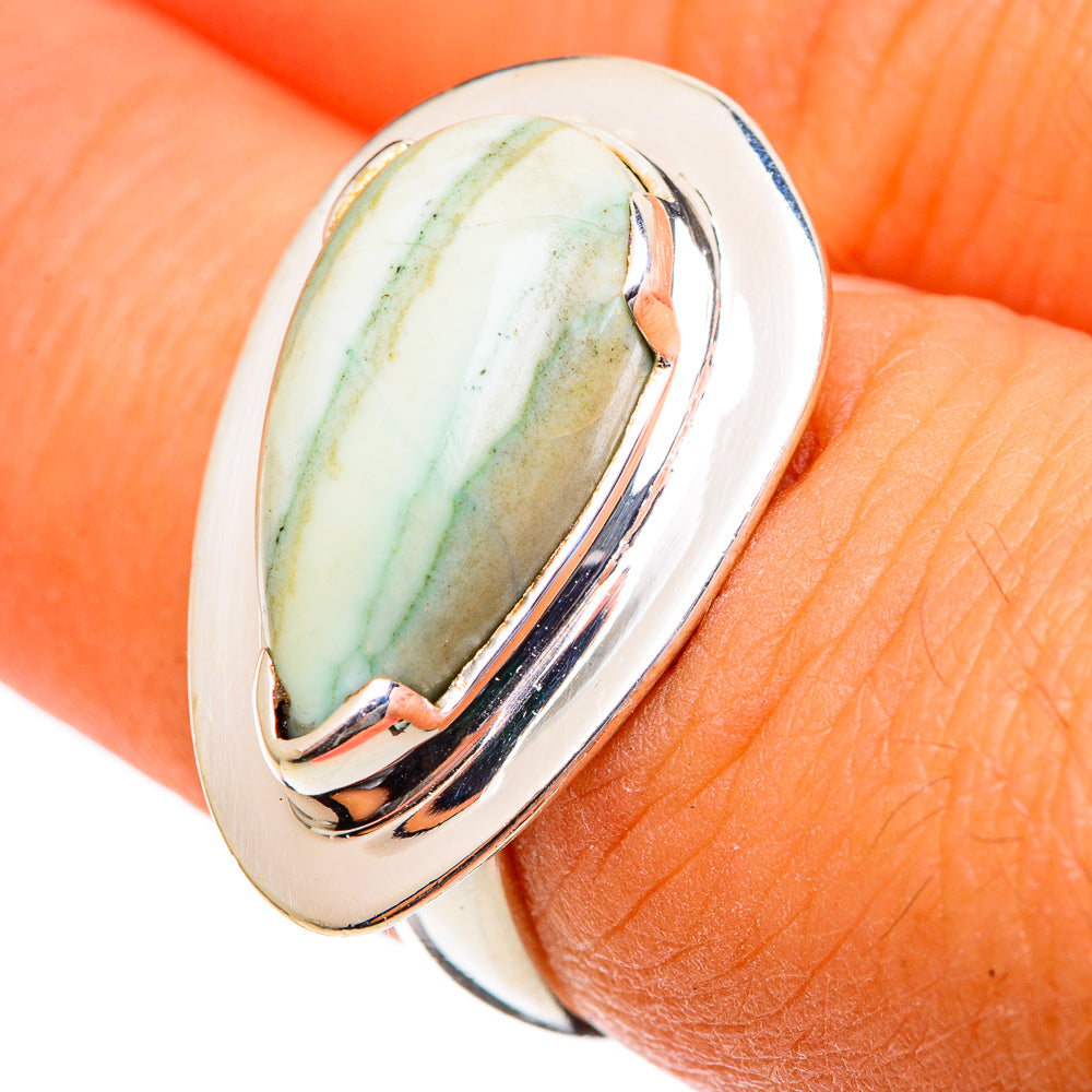 Ocean Jasper Rings handcrafted by Ana Silver Co - RING106543