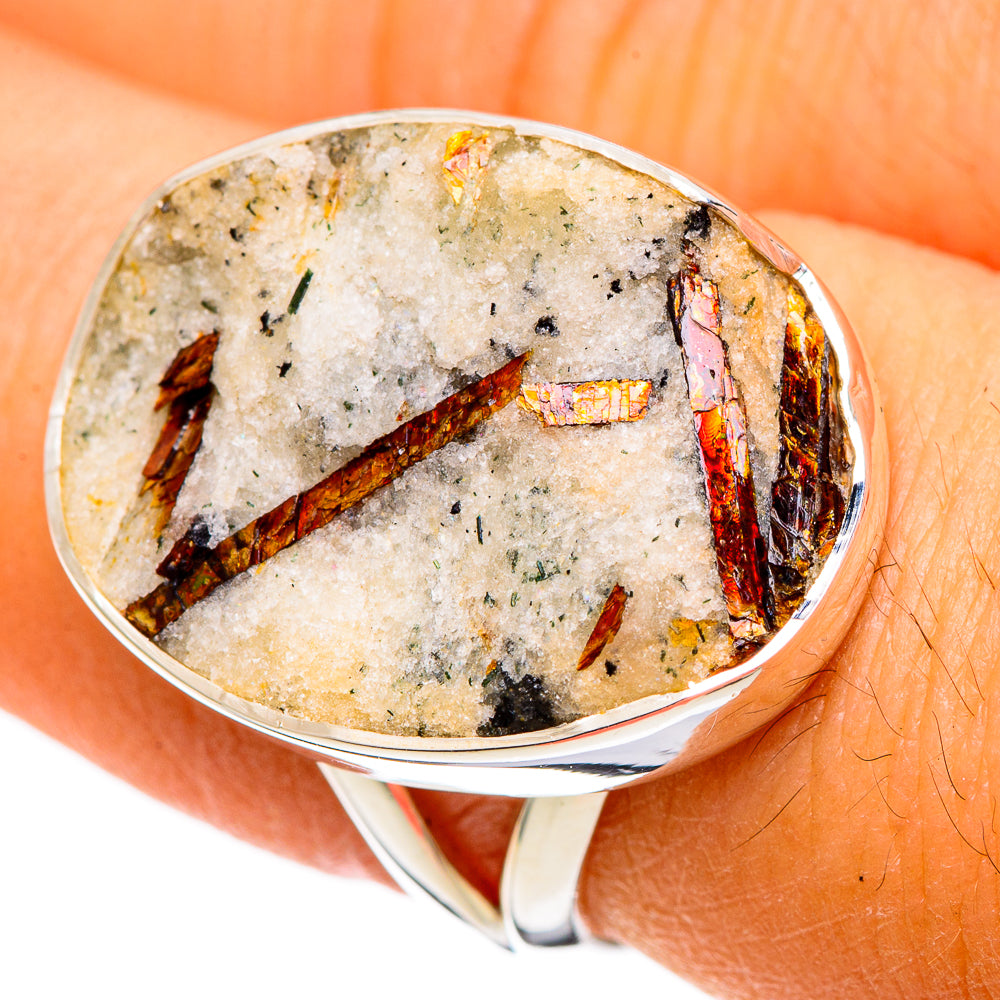 Astrophyllite Rings handcrafted by Ana Silver Co - RING106544