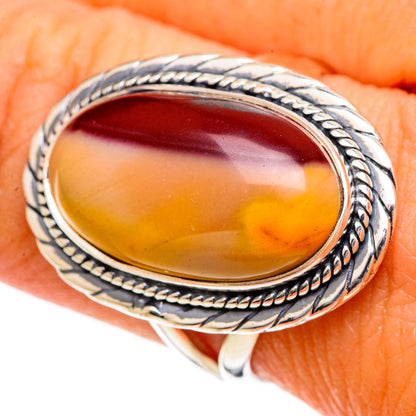 Mookaite Rings handcrafted by Ana Silver Co - RING106547