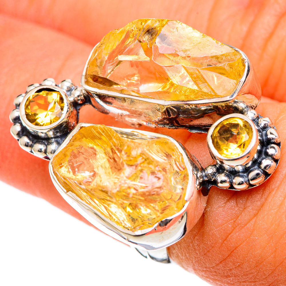 Citrine Rings handcrafted by Ana Silver Co - RING106550