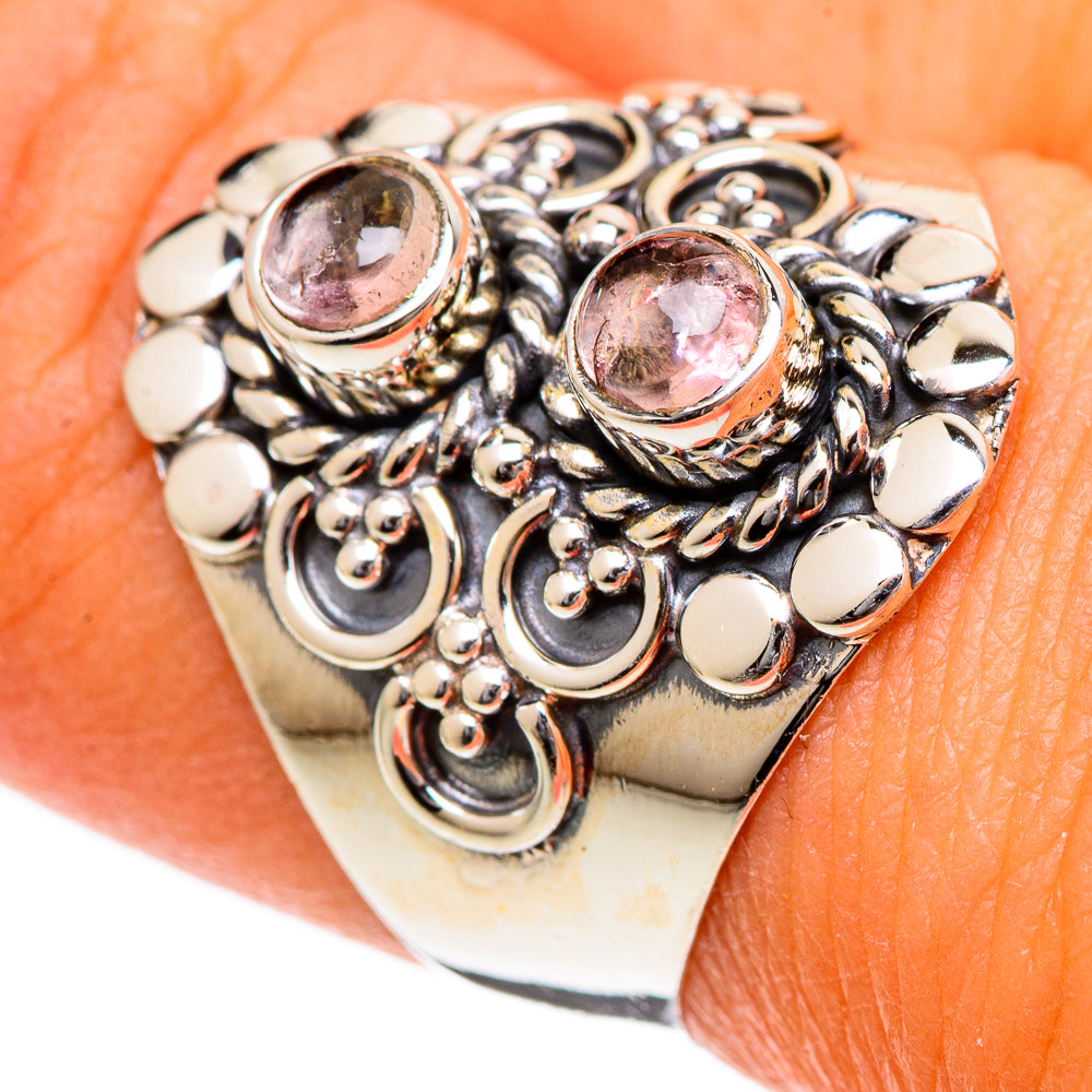 Rose Quartz Rings handcrafted by Ana Silver Co - RING106552