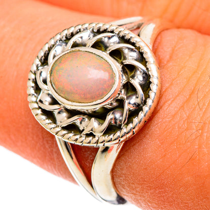 Ethiopian Opal Rings handcrafted by Ana Silver Co - RING106563